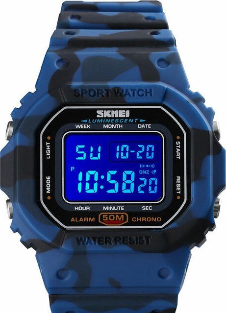 Skmei 1608CMDKBU camo dark blue