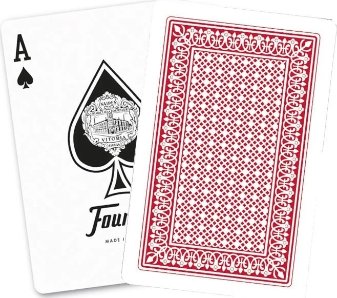 Карты "Fournier no 26 (bridge size) red"