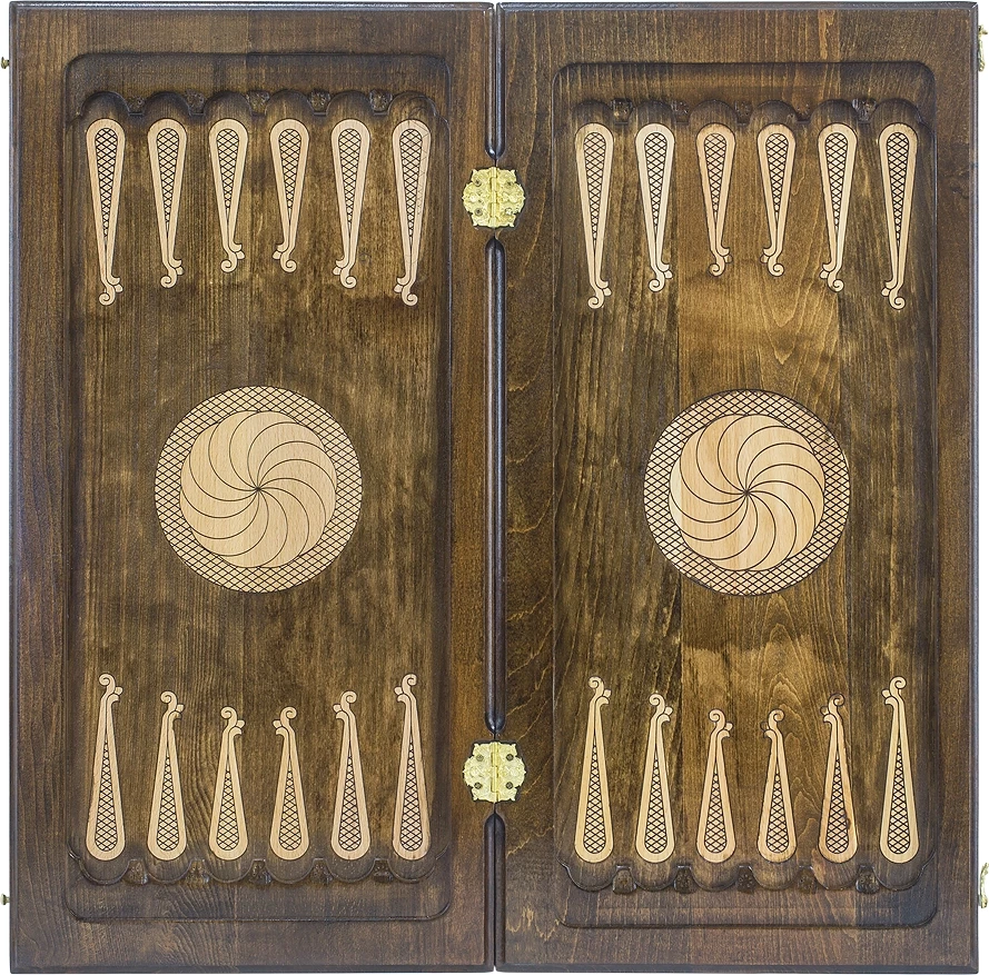 Нарды резные "Герб РФ 3" 60, Ustyan