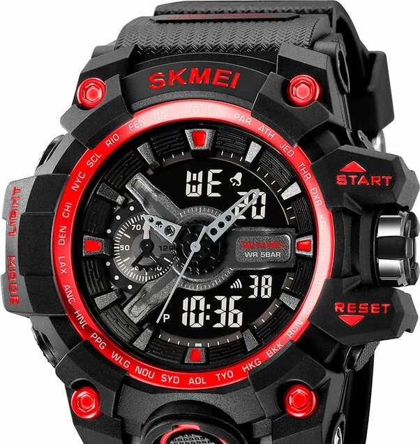 Наручные часы skmei 2396bkrd black/red