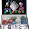 Набор для покера Holdem Light на 100 фишек с номиналом