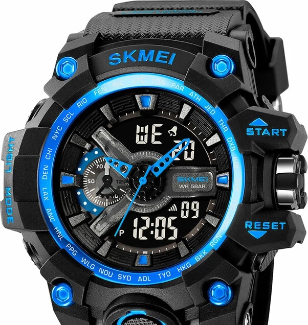 Наручные часы skmei 2396bkbu black/blue