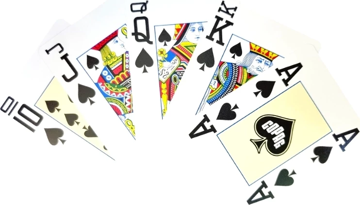 Карты "Copag Poker Tech Art jumbo index red"
