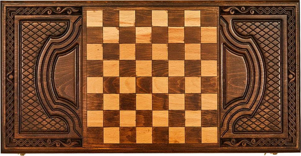 Нарды резные "Щит Давида" 60, Ustyan