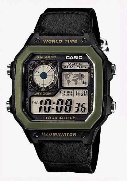 Наручные часы casio   ae-1200whb-1b