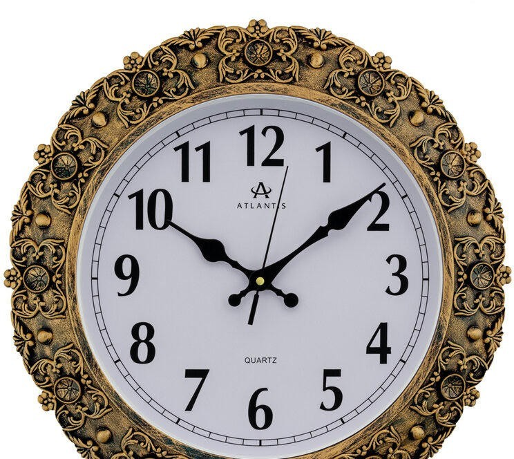 Настенные часы atlantis tld-35195a dark brown