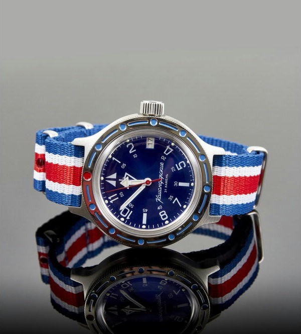 Наручные часы ВОСТОК 2416 (72047Б) ремень текстиль