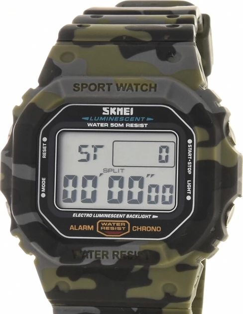 Наручные часы skmei 1471cmgn green camouflage