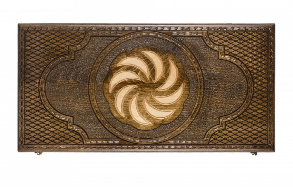 Нарды резные "Бесконечность 4" 60, Haleyan