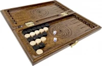 Нарды резные &quot;Тёмный Узор 3&quot; 60, Mirzoyan