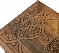 Нарды резные &quot;Орнамент-3&quot;, Ustyan
