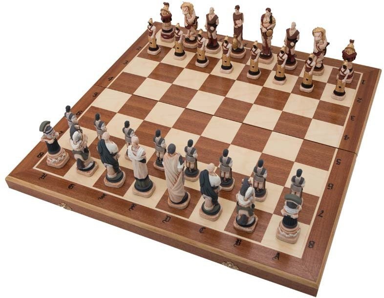 Шахматы "Спартак" 58 см маркетри, Madon (деревянные, Польша)