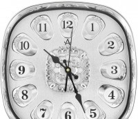 Настенные часы atlantis d627j silver