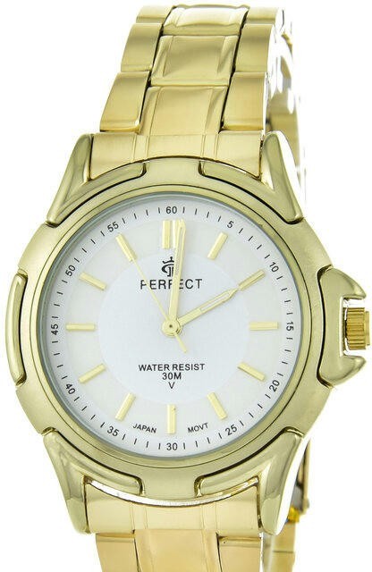 Наручные часы perfect p001-12 корп-жел циф-беж брас-жел