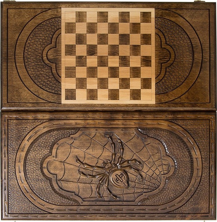 Нарды резные "Паук", Mirzoyan