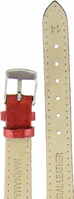 Ремешки maknamara 14 мм крас сереб заст