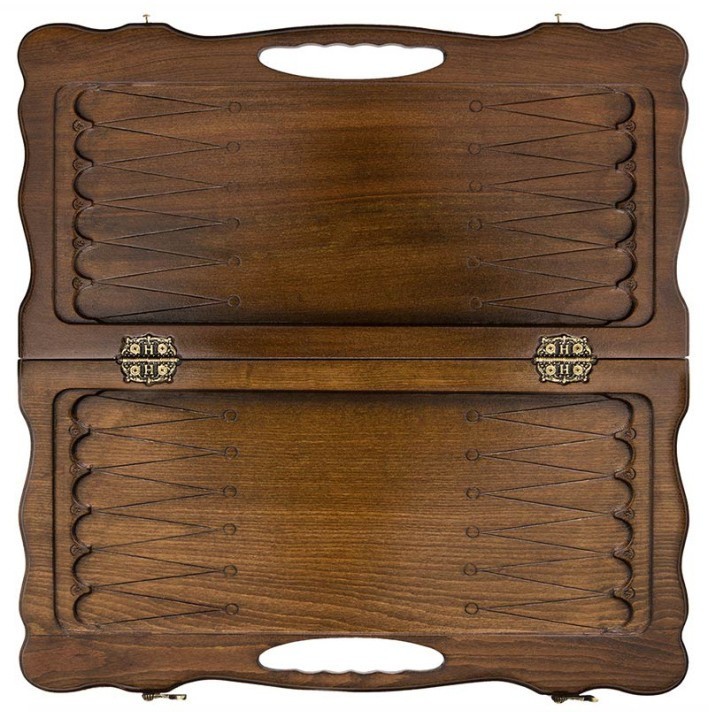 Нарды резные "Эчмиадзин" с ручкой 50, Haleyan