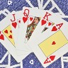 Карты для покера "Fournier EPT blue" 100% пластик, Испания