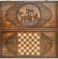 Нарды резные &quot;Олень&quot;, Mkhitaryan