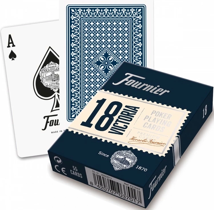 Карты "Fournier no 18 (2 standard index) blue"