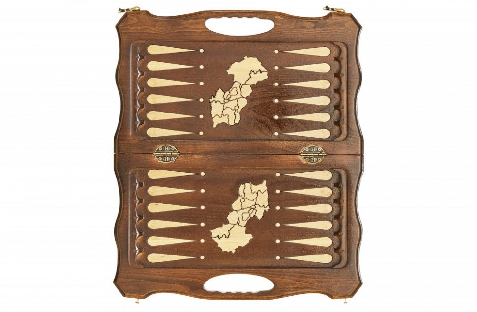 Шахматы + Нарды резные Арарат 2 40, Haleyan