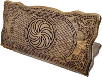 Нарды резные &quot;Тёмный Узор 5&quot; 60, Mirzoyan