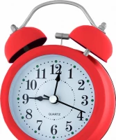 Будильники la minor 669 металл красный