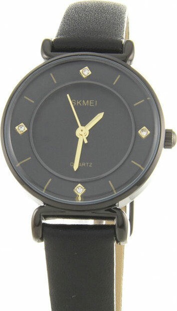Skmei 1330LBK black - leather