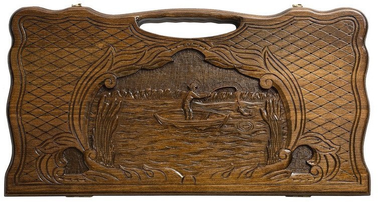 Нарды резные "Рыбак", Haleyan