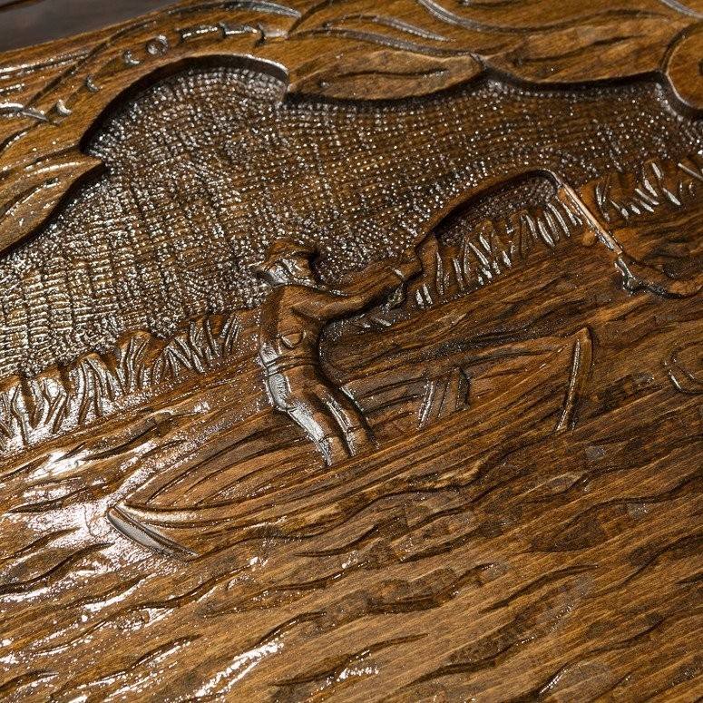 Нарды резные "Рыбак", Haleyan