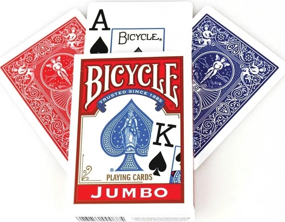 Карты "Bicycle Rider Back Jumbo Index 2-pack red/blue"