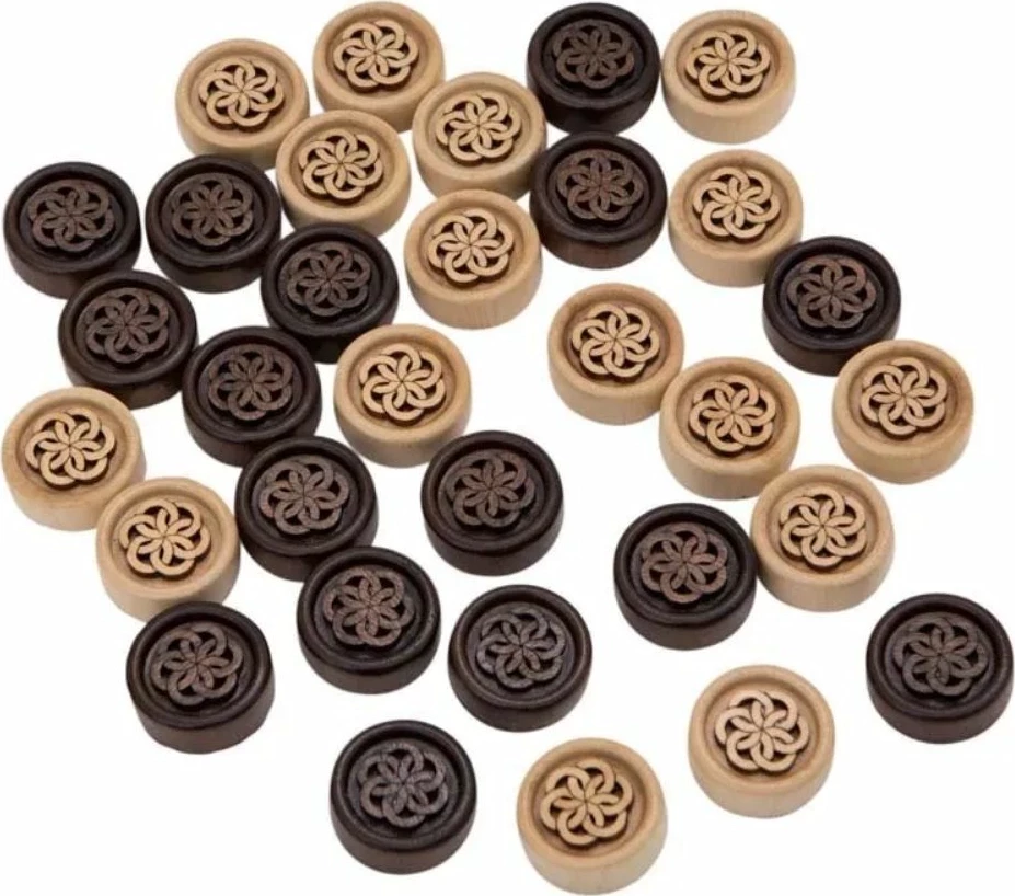 Фишки резные "Узор 4", Mirzoyan