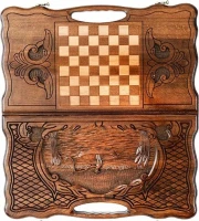 Нарды резные &quot;Рыбак&quot; 50, Haleyan