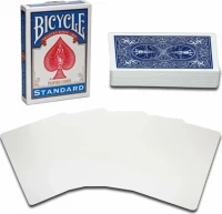 Карты "Bicycle Blank Face Blue Back"