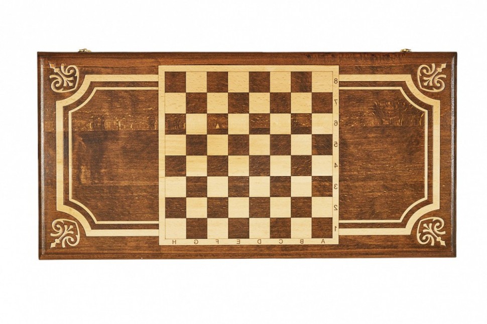 Нарды резные "Золотой Узор 5" 60, Mirzoyan