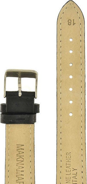 Ремешки maknamara 18 мм змея чер лак сер заст-1