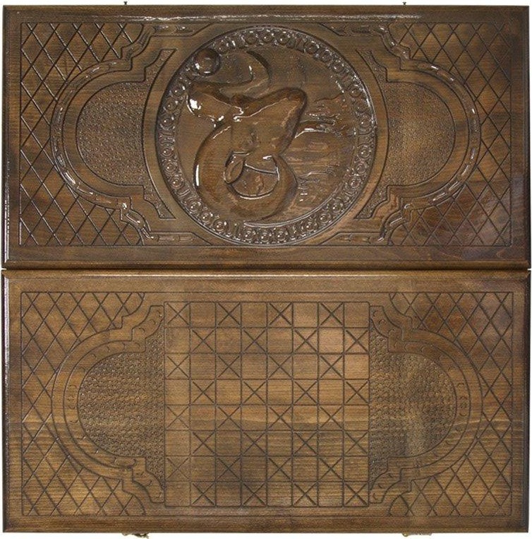 Нарды резные "Зодиак Овен", Ustyan