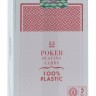 Карты "Fournier no. 2800 jumbo index red" 100% пластик