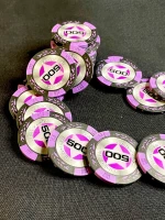 Фишки для игры в покер Black Stars номиналом 500 (25шт)