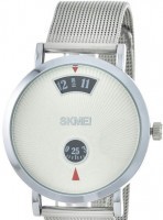 Skmei 1489SSI silver steel belt