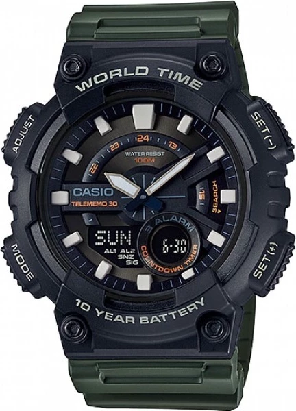 наручные часы casio aeq-110w-3a