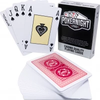 Комплект из двух колод карт &quot;Poker Night Pro&quot; 100% пластик