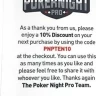 Комплект из двух колод карт "Poker Night Pro" 100% пластик