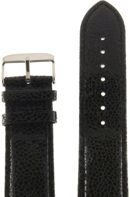 Ремешки maknamara 24 мм змея чер точка сер заст