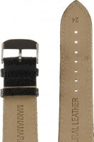 Ремешки maknamara 24 мм змея чер точка сер заст