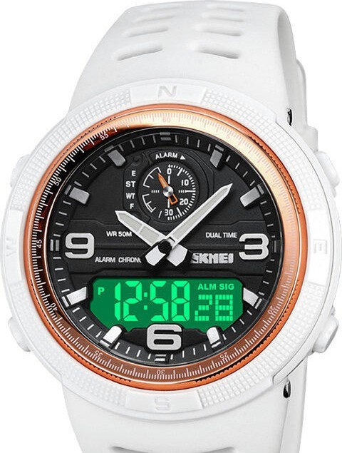 Наручные часы skmei 1655wtwt white-white