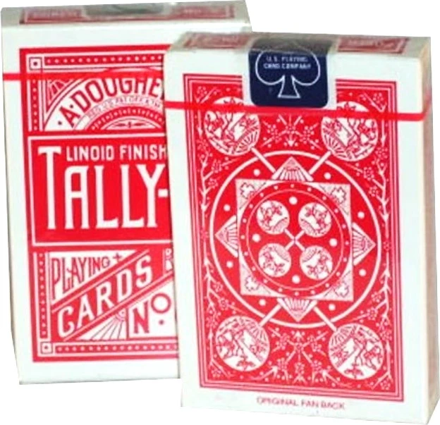 Карты "Tally-Ho Standard Index red Fan"