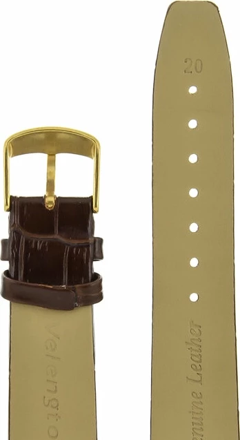 Ремешки velengton 20 кор croco глянец зол заст