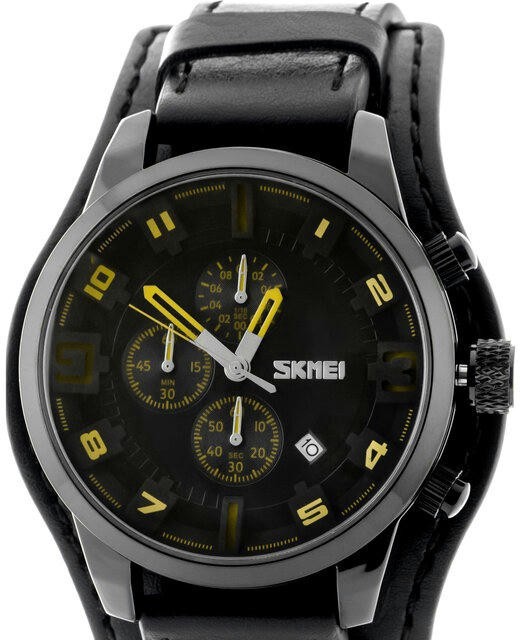 Наручные часы skmei 9165ylbk yellow/black