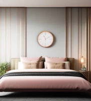 Настенные часы la minor 9608 золото